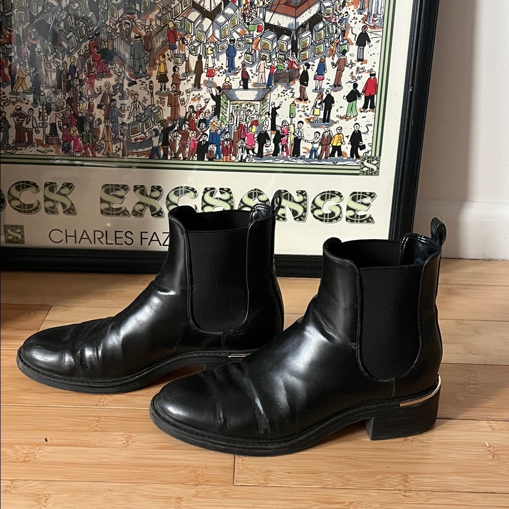 Zara Faux Leather Women’s Boots